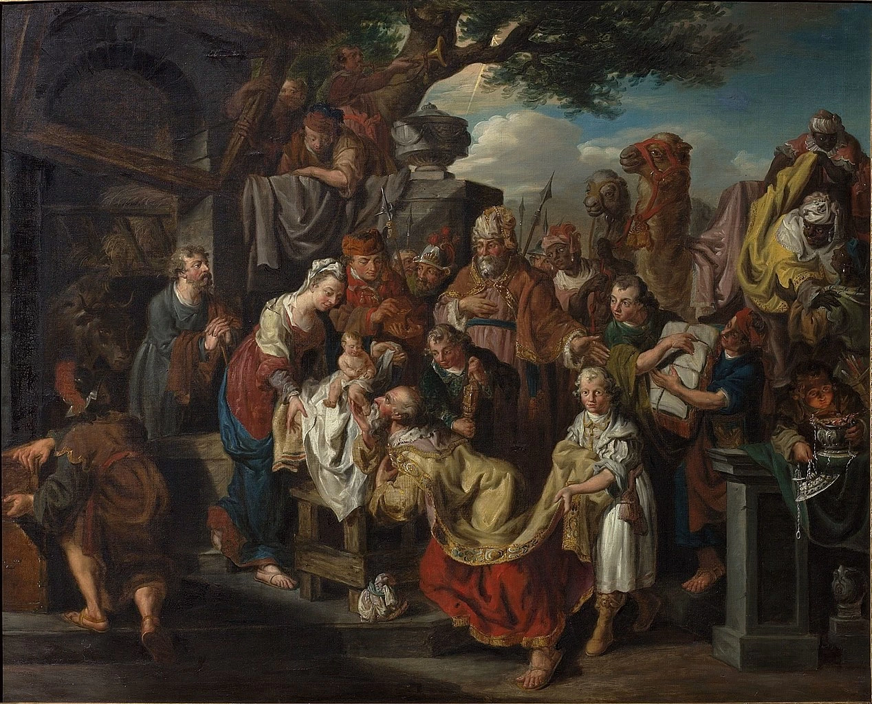 Pieter Jozef Verhaghen - L'adorazione dei magi, Berthoutinstituut Klein Seminarie Mechelen